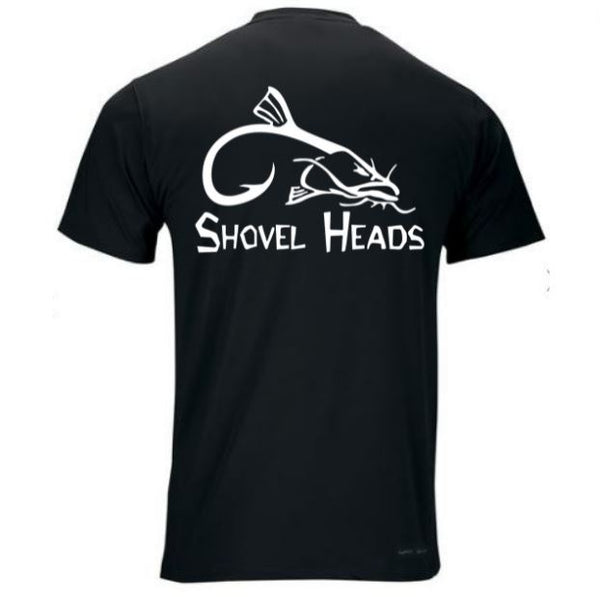 Black Short Sleeve Shovel Heads Shirt