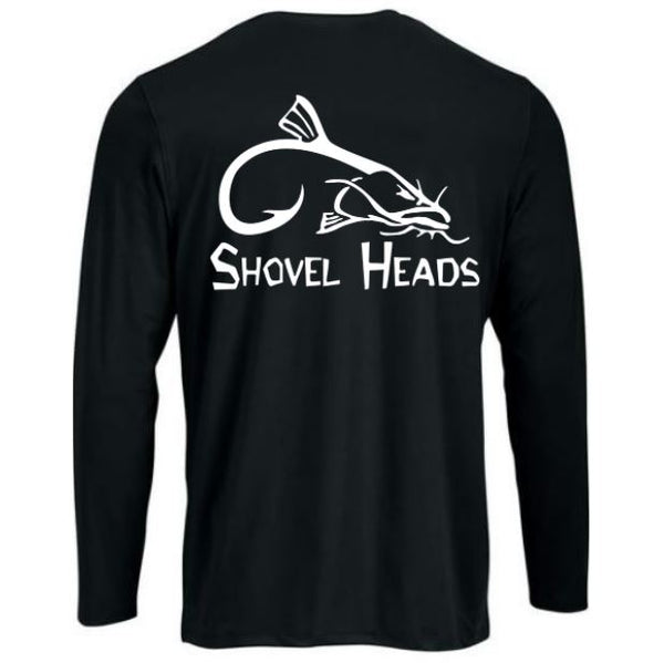 Black Long Sleeve Shovel Heads Shirt
