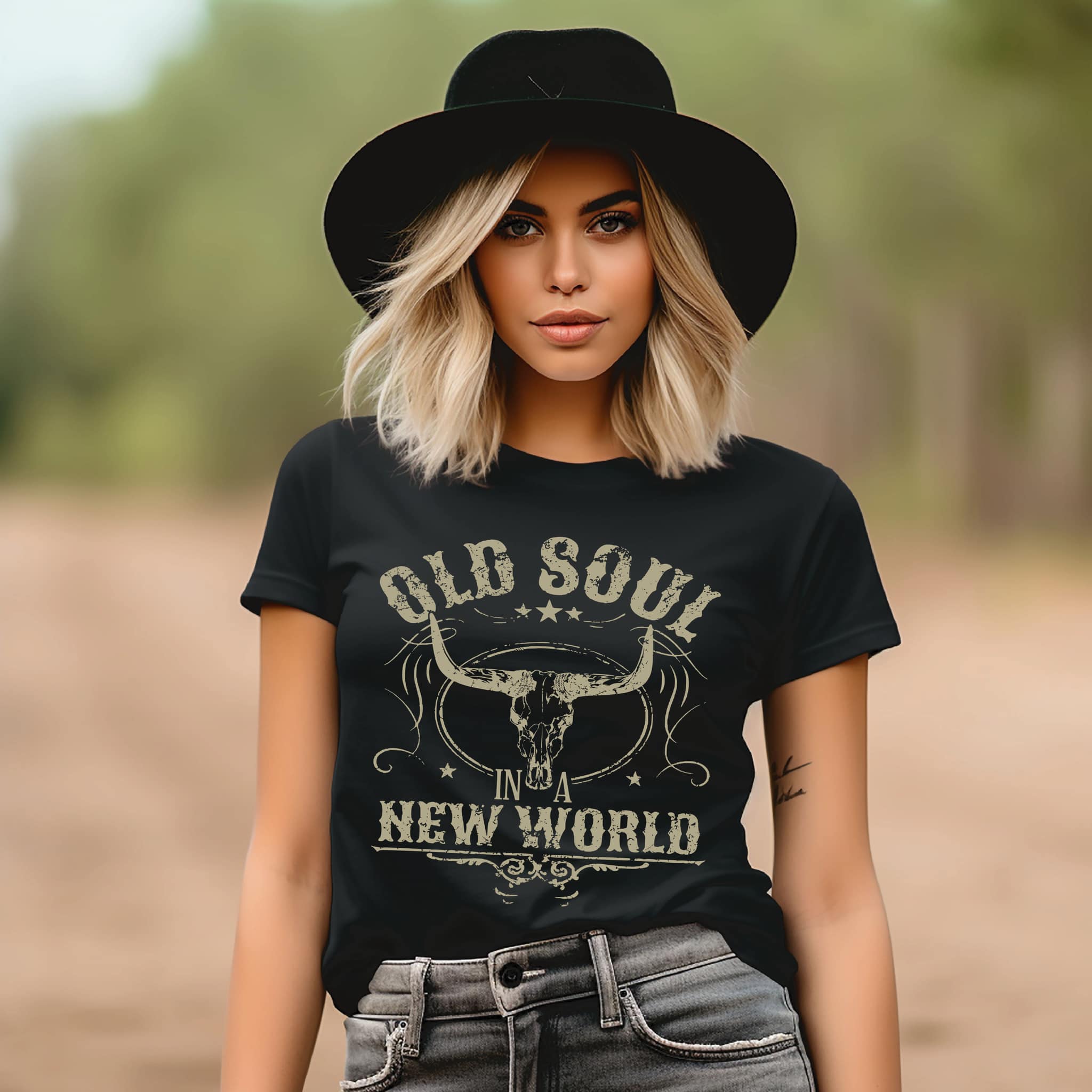 Old Soul in a New World Short Sleeve Tee