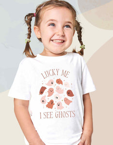 I See Ghosts Cute Toddler Tee