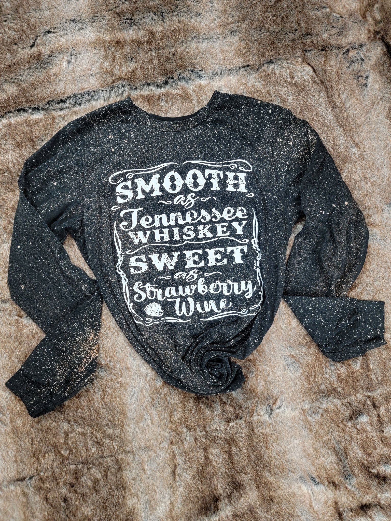 Smooth as Tennessee Whiskey Bleached Tee