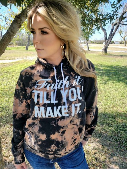 Bleached Faith It Till You Make It Caddaray Hoodie