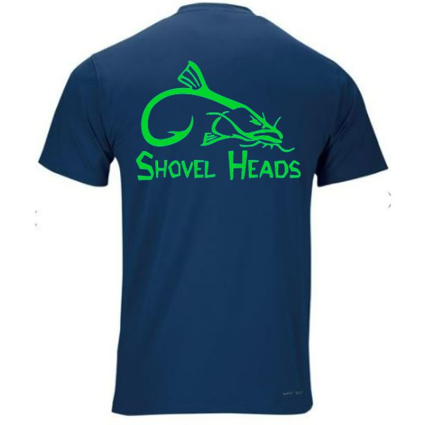 Navy Short Sleeve Shovel Heads Shirt