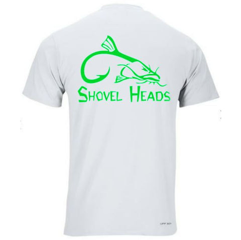 White Short Sleeve Shovel Heads Shirt