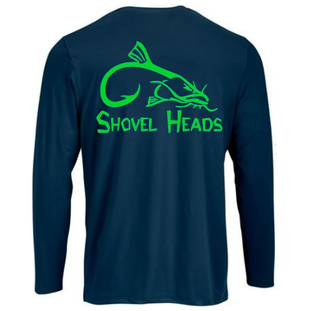 Navy Long Sleeve Shovel Heads Shirt