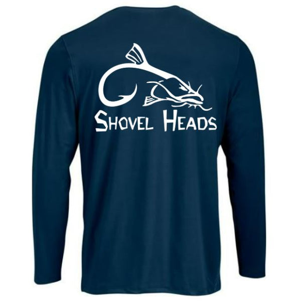 Navy Long Sleeve Shovel Heads Shirt